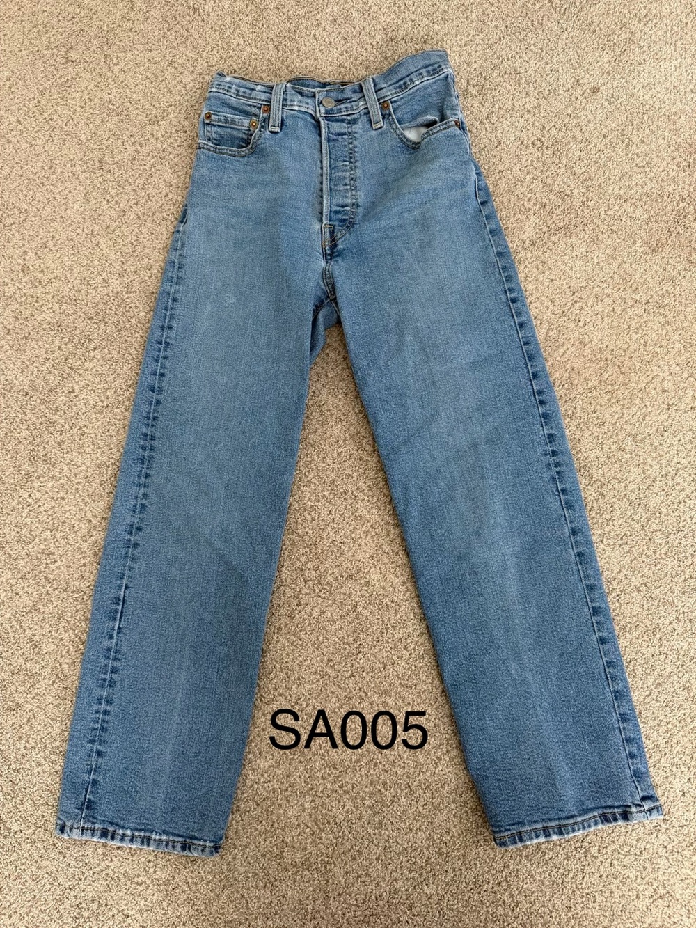 Levi's Light Blue Straight Women Jeans